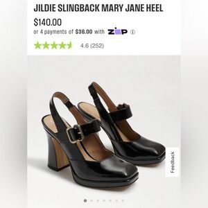 JILDIE SLINGBACK MARY JANE HEEL